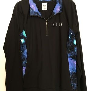VS Pink Half ZIP galaxy